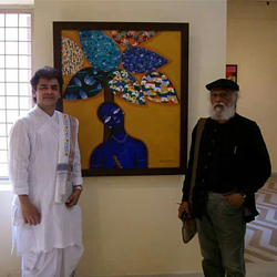 With Jatin Das, 2013