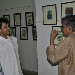With Amit Ambalal and Vrindavan Solanki