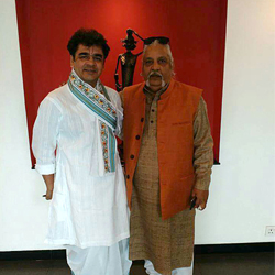 With Charan Sharma